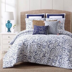 Oceanfront Resort Indienne Paisley 100% Cotton Duvet Set - FULL/QUEEN 3 Pc
